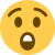 Emoji shocked face